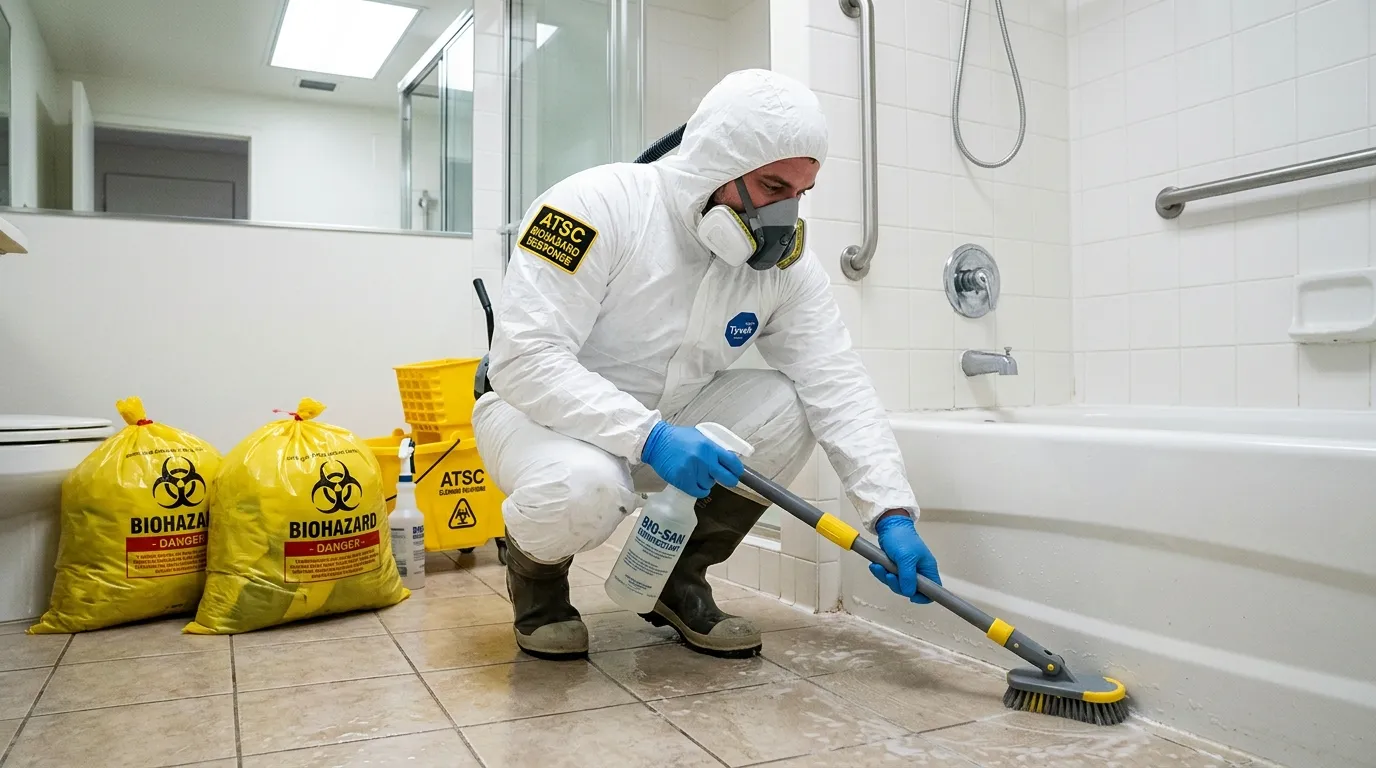 Decontamination equipment deployed for Blood Cleanup in Modena Park